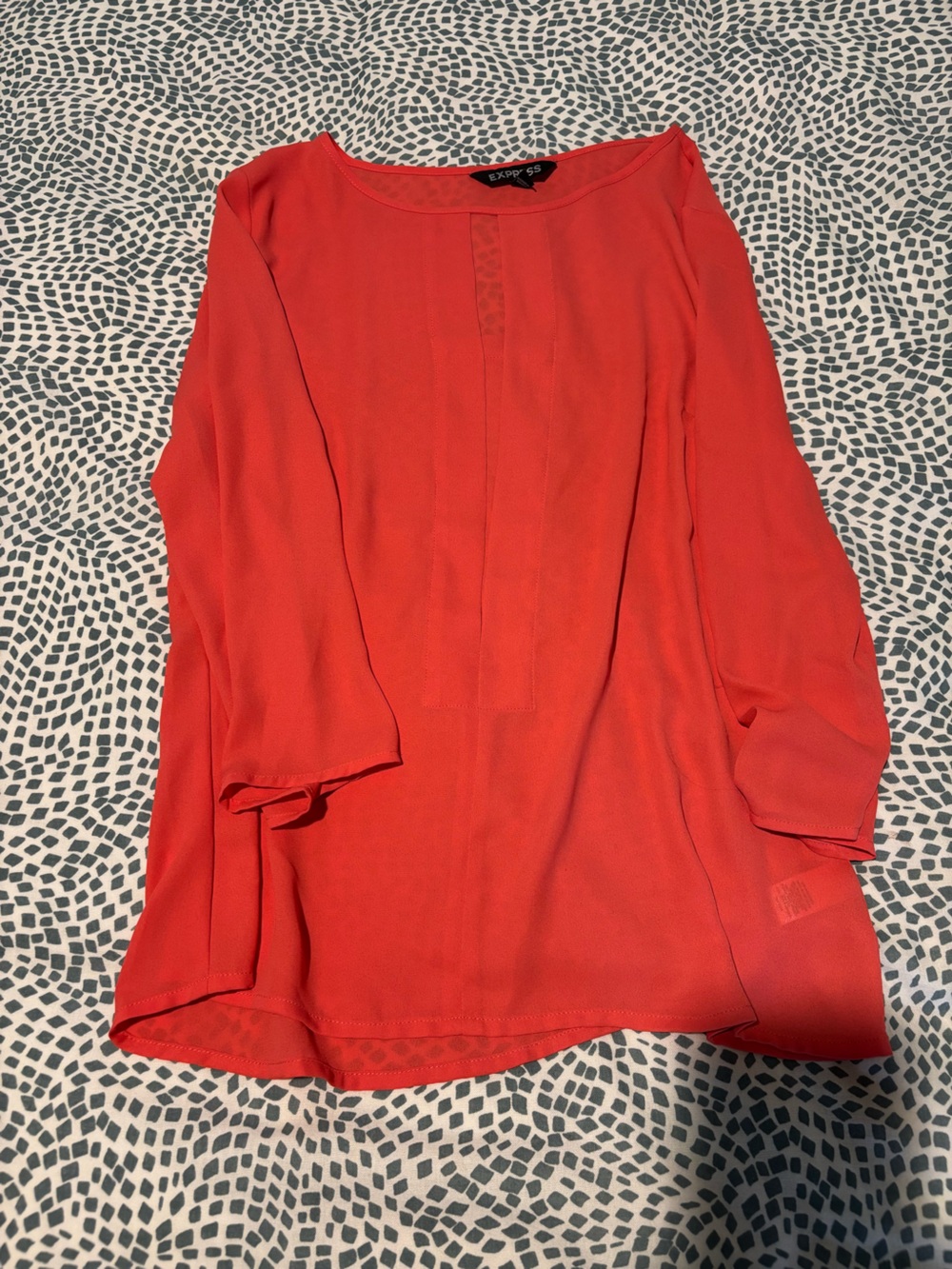 Express Coral Red Women's Blouse